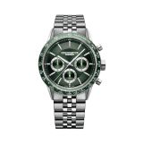 Freelancer 43.5mm, Green Dial, Automatic Movement, Stainless Steel Case, Stainless Steel Bracelet Watch