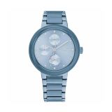 Tommy Hilfiger Blauw Ladies 36mm Blue Dial Quartz Movement Stainless Steel Bracelet Watch