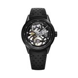 Freelancer 42mm, Skeleton Dial, Automatic Movement, Stainless Steel Black PVD Coated Case, Black Rubber Strap Watch