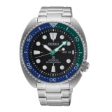 Seiko Tropical Lagoon Special Edition Turtle 44.5mm, Black Dial, Automatic Movement, Stainless Steel Case, Stainless Steel Bracelet Watch SRPJ35K1