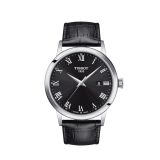Tissot Classic Dream 42mm, Black Dial, Quartz Movement, Leather Strap Watch T1294101605300
