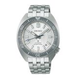 Seiko Save The Ocean Glacier Prospex 41mm, Silver Dial, Automatic Movement, Stainless Steel Case, Stainless Steel Bracelet Watch SPB333J1