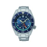 Sea Prospex GMT 45mm, Blue Dial, Solar Quartz Movement, Stainless Steel Case, Stainless Steel Bracelet Watch