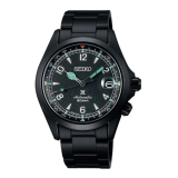 Seiko Alpinist The Black Series Limited Edition Prospex 39.50mm, Black Dial, Automatic Movement, Stainless Steel Case, Stainless Steel Bracelet Watch SPB337J1