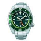 Seiko Seascape Sumo Solar GMT Diver, Prospex 45mm, Green Dial, Solar Quartz Movement, Stainless Steel Case, Stainless Steel Bracelet Watch sfk003j1