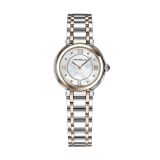 Pebble 28mm, Mother of Pearl Dial, Quartz Movement, Stainless Steel & Rose Gold PVD Watch