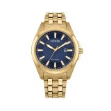 Photo of the Citizen Peyten 41mm, Blue Dial, Gold Tone Stainless Steel, Eco-Drive Watch BM7532-54L
