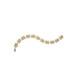 18k Heavy Square Celtic Bracelet