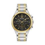 Curv 44mm, Black Dial, Quartz Movement, Two-Tone Stainless Steel Case, Two-Tone Stainless Steel Bracelet Watch