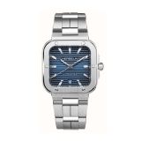 Herbelin Cap Camarat Square Automatic 39mm, Blue Dial, Stainless Steel Watch 1646B15