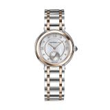 Galet 31.5mm, Mother of Pearl Dial, Quartz Movement Stainless Steel & Rose Gold PVD Watch