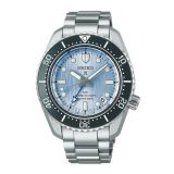 Seiko Glacier Blue GMT Prospex 42mm, Blue Dial, Automatic Movement, Stainless Steel Case, Stainless Steel Bracelet Watch SPB385J1
