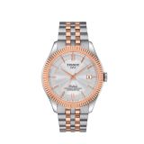 Tissot Ballade Powermatic 41mm, Silver Opalin Dial, Automatic Movement, Steel Bracelet Watch T1084082227800