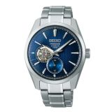 Seiko Ao Sharp Edge Prospex 40mm, Blue Dial, Automatic Movement, Stainless Steel Case, Stainless Steel Bracelet Watch SPB417J1
