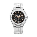 Herbelin Cap Camarat 42mm, Black Dial, Quartz Movement, Stainless Steel Watch 37645B14TR