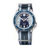 Seiko Super Cub Limited Edition, 5 Sports 42.5mm, Blue Dial, Automatic Movement, Stainless Steel Case, Nylon Strap Watch SRP37K1