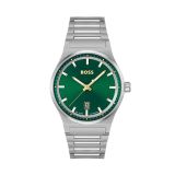 Candor 45mm Green Dial Quartz Stainless Steel Watch