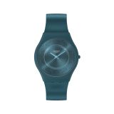 Swatch Holiday Collection AURIC WHISPER 34mm, Round Green Dial, Quartz, Green Case, Green Strap Watch
