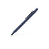 Faber Castell NEO Slim Ballpoint Pen, Aluminum Dark Blue 146165