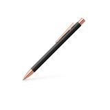 Faber Castell NEO Slim Ballpoint Pen, Black Matte & Rose Gold 343320