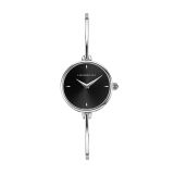 Herbelin Fil 26mm, Black Dial, Quartz Movement, Stainless Steel Bangle Watch