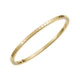 Ice Cube 18K Yellow Gold Bangle Size M