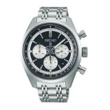 Seiko Speedtimer Panda 1972 Chronograph Limited Edition, Prospex, 42mm, Black Dial, Automatic Movement, Stainless Steel Case, Stainless Steel Bracelet Watch srq049j1