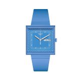 Bioceramic What If? WHAT IF...SKY 41.8mm, Square Blue Dial, Quartz Movement, Blue Case, Blue Strap Watch