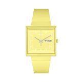 Bioceramic What If? WHAT IF...LEMON? 41.8mm Square Yellow Dial, Quartz, Yellow Case, Yellow Strap Watch