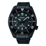 Seiko Night Vision Sumo Diver Prospex 45mm, Black Dial, Automatic Movement, Stainless Steel Case, Stainless Steel Bracelet Watch SPB433J1