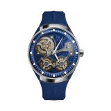 Electrostatic DNA Casino 45mm Blue Dial Automatic Rubber Strap Watch