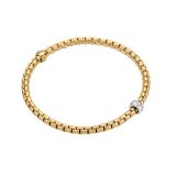 18K Yellow Gold Diamonds Eka Bracelet