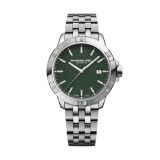 Raymond Weil Tango 41mm Green Dial Quartz Stainless Steel Bracelet Watch 8160-ST-52041