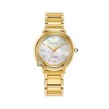 Photo of the Citizen L Arcly 31mm Mother of Pearl Dial Gold Tone Stainless Steel Eco-Drive Watch EM1092-64D