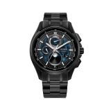Photo of the Citizen Attesa Limited Edition HAKUTO-R Collaboration 41mm, Blue Dial, Black Ion Plated Super Titanium, Eco Drive Watch BY1008-67L