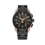 Photo of the Citizen Attesa Limited Edition HAKUTO-R Collaboration 41mm, Grey Dial, Black Ion Plated Super Titanium, Eco Drive Watch