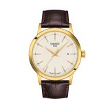 Photo of the Tissot Classic Dream 42mm Ivory Dial Quartz Stainless Steel & Gold PVD Watch T1294103626100
