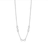 Sterling Silver Infinity Chain Necklace