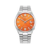 Citizen Tsuyosa 40mm, Orange Dial, Automatic Movement, Stainless Steel Case, Stainless Steel Bracelet