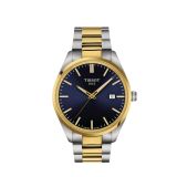 Tissot PR 100 40mm, Blue Dial, Quartz Movement, Steel Bracelet Watch T1504102204100
