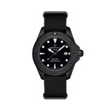 DS Action Diver 43mm Powermatic 80 43mm Black Dial Automatic Textile Strap Watch