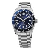 Seiko 100th Anniversary 1965 Heritage Diver Limited Edition Prospex 40mm, Blue Dial, Automatic Movement, Stainless Steel Case, Stainless Steel Bracelet Watch SPB451J1