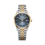 Raymond Weil Freelancer 38mm, Blue Dial, Automatic Movement, Steel Two-Tone Bracelet Watch 2771-STP-50051