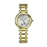 Galet Petite Seconde 31.5mm, Silver Dial, Quartz Movement, Stainless Steel & Gold PVD Watch