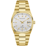 Bulova Super Seville, 38mm, Gold Tone Stainless Steel, Quartz ref: 97B223
