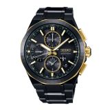 Seiko Kintaro Hattori Limited Edition GPS Solar, Astron 43.4mm, Black Dial, Solar Quartz Movement, Titanium Case, Titanium Bracelet Watch SSH156J1