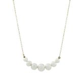 Juvi Yellow Gold Mainie Pearl Necklace. Image one
