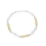 10k Gold & Silver Celtic Bracelet