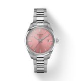 Tissot PR100 34mm Pink Dial Quartz Stainless Steel Watch