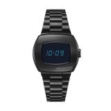 American Classic PRS Digital 41.35mm, Blue Dial, Quartz Movement, Black Stainless Steel Watch